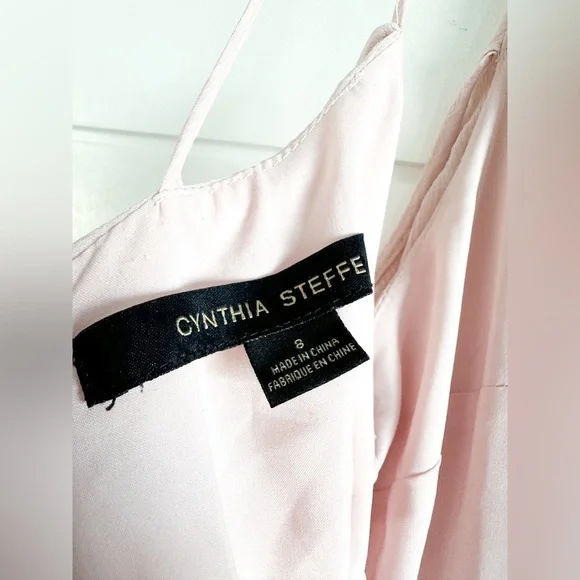 Cynthia Steffe - Blush Off the Shoulder A-Line Dress - Size 8 - Picture 10 of 13